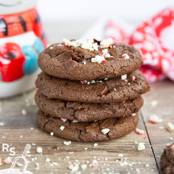 Chocolate Peppermint Cookies- gluten-free, top 8 allergen free