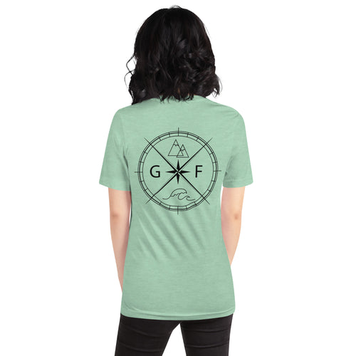 SALE! Compass Shirt Black and White Text